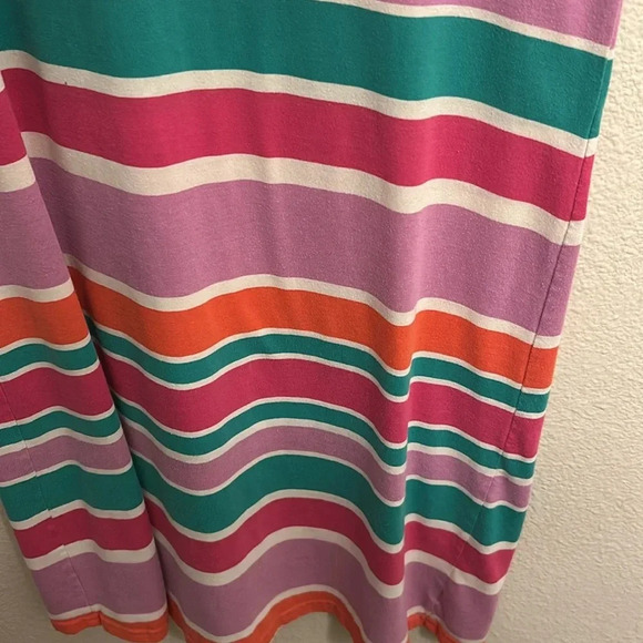 Gillian & O’Malley Women Horizontal Striped Short Sleeve Dresss Size Small - Picture 5 of 7